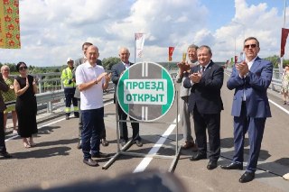 В Нурлатском районе открыли современный мост через реку Черемшан