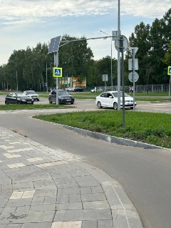 Пешеходная дорога обрушилась у кольца Мурадьяна — Менделеева