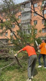 Бюджетные организации Альметьевска устраняют последствия непогоды